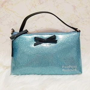 Kate Spade Amy Mavis Bow Glitter Crossbody